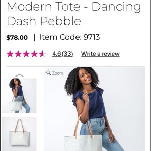 Thirty One modern tote- lemongrass